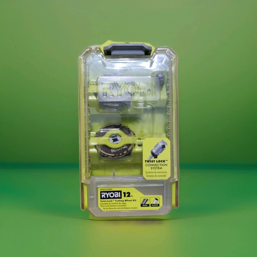 RYOBI 12-Piece Twist Lock Cutting Wheel Kit
