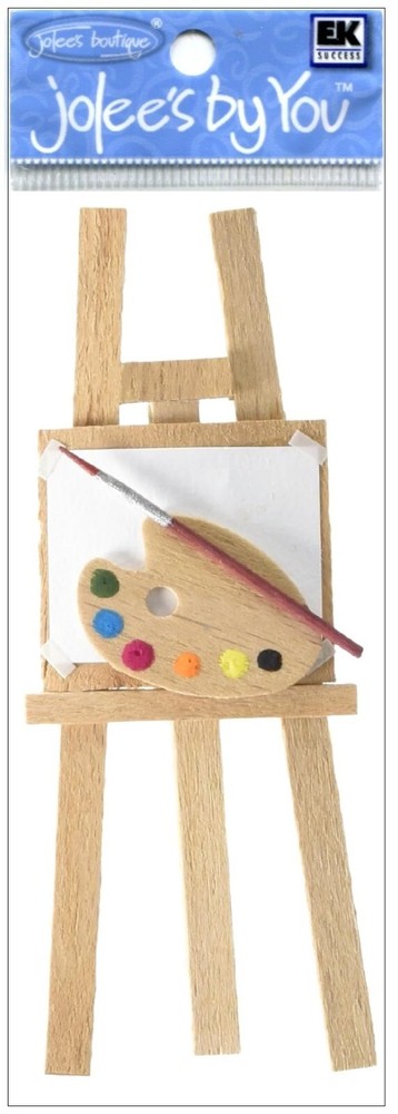 Artist Easel, scrapbook 3D embellishment Jolee's by You JJHE001
