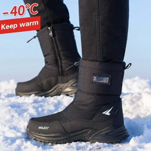 Winter Boots 2023 Outdoor Walking Footwear Non-slip waterproof Snow Boots Warm