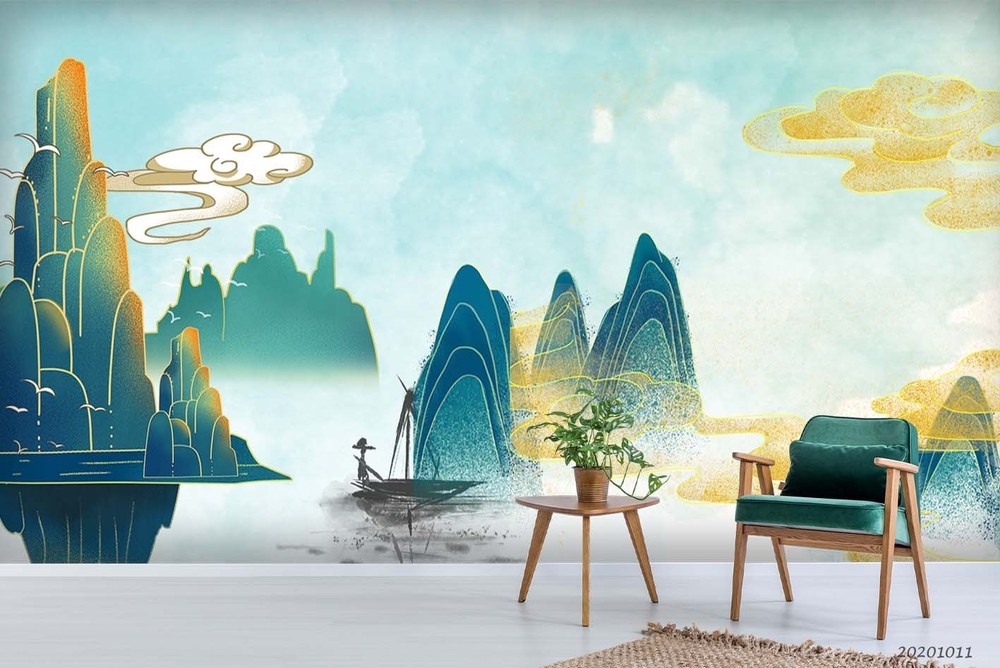 3D Chinese Style Painting Wall Murals Wallpaper Murals Wall Sticker 44