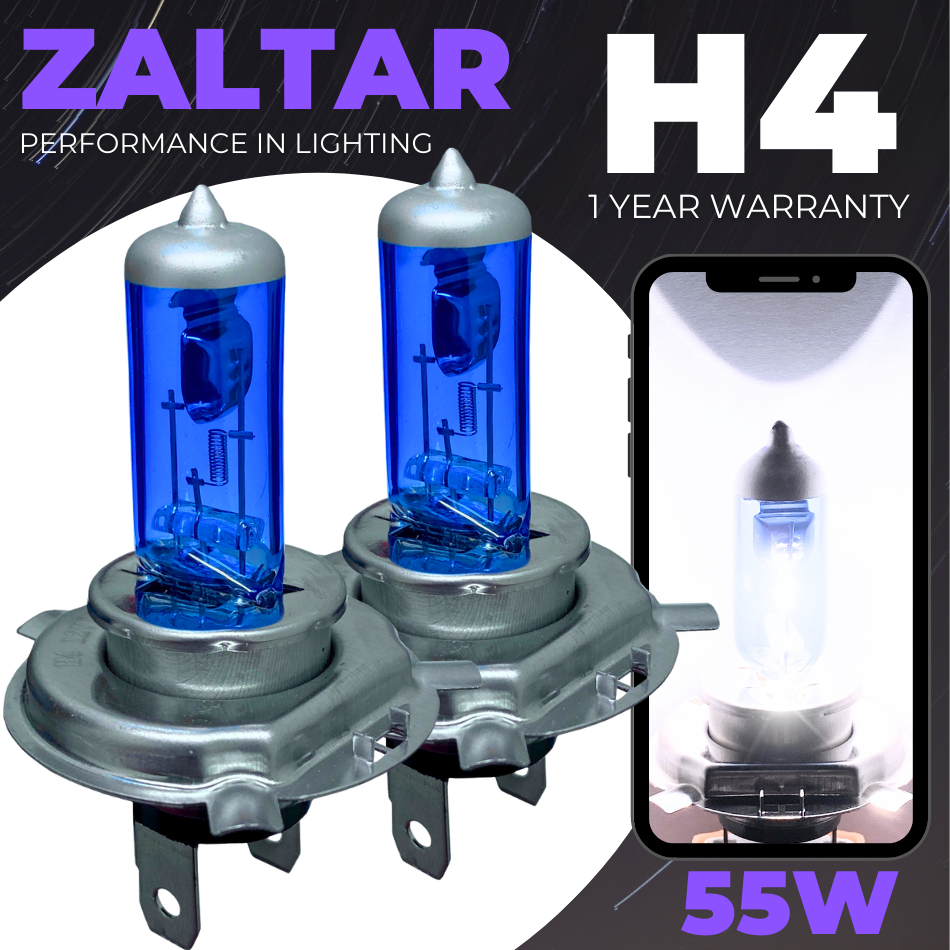 H4 Xenon White Headlight 55w Halogen Bulbs Car 472 Bright High Low Beam Bulb 12v