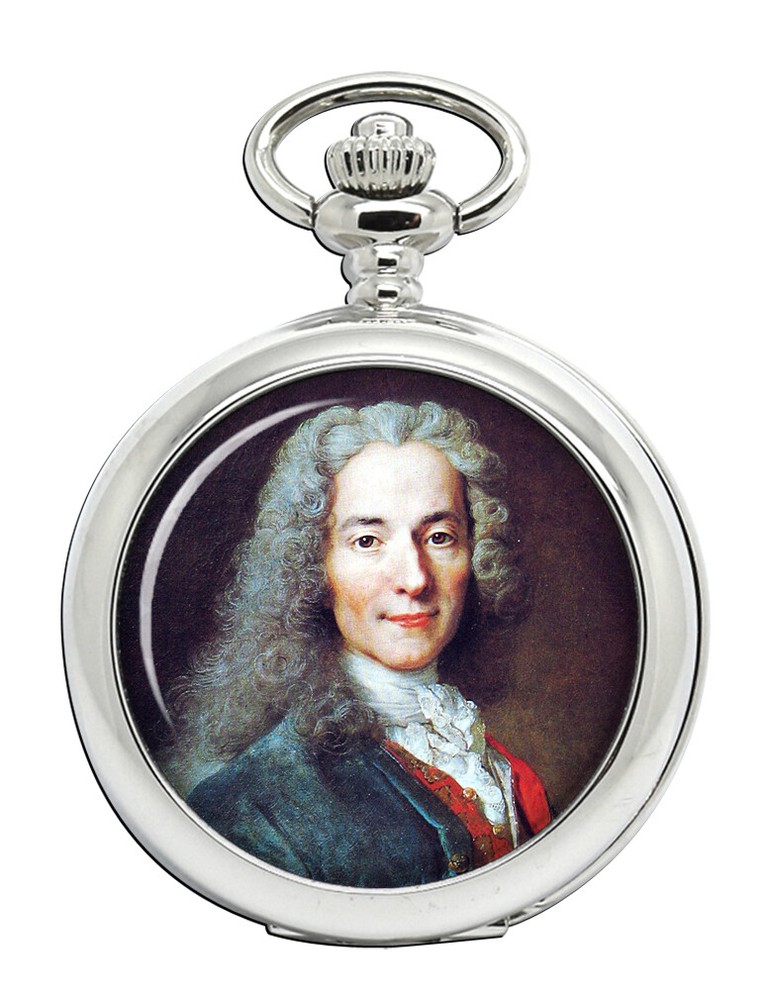 Vintage Voltaire Mechanical Pocket Watch with Roman Numerals