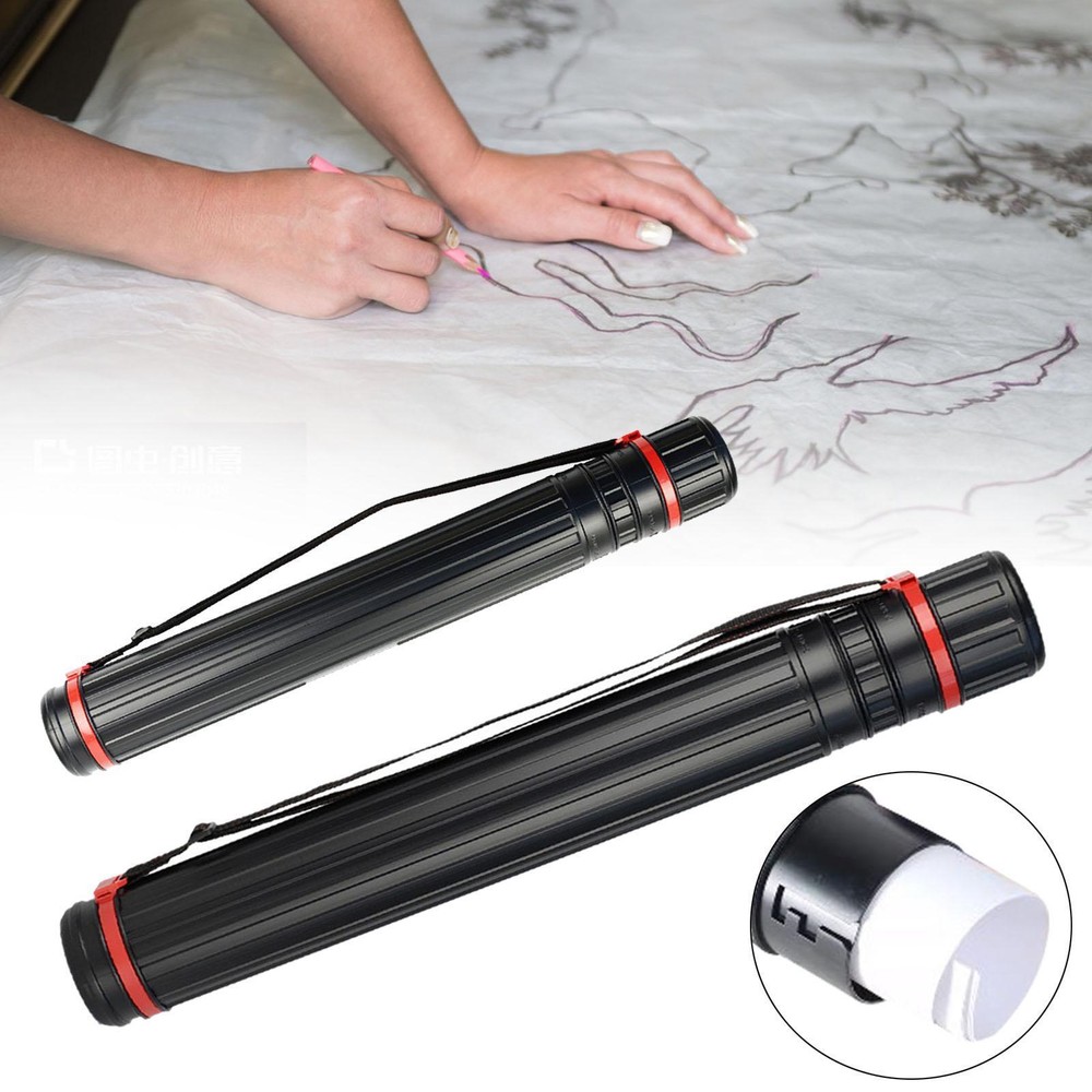 Expandable Poster Tube Drawing Storage Tube Art Painting Tube Document Storage