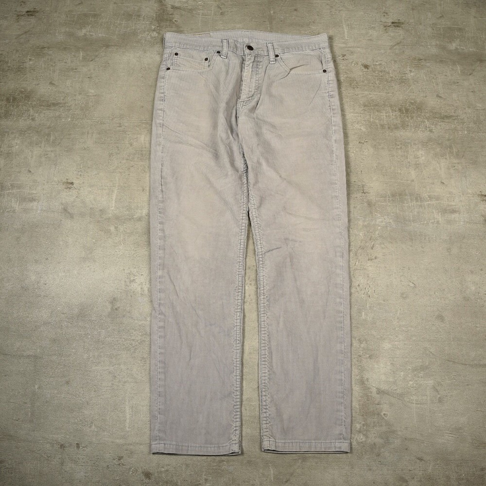 Levi's 511 Velvet Corduroy Trousers Grey W33
