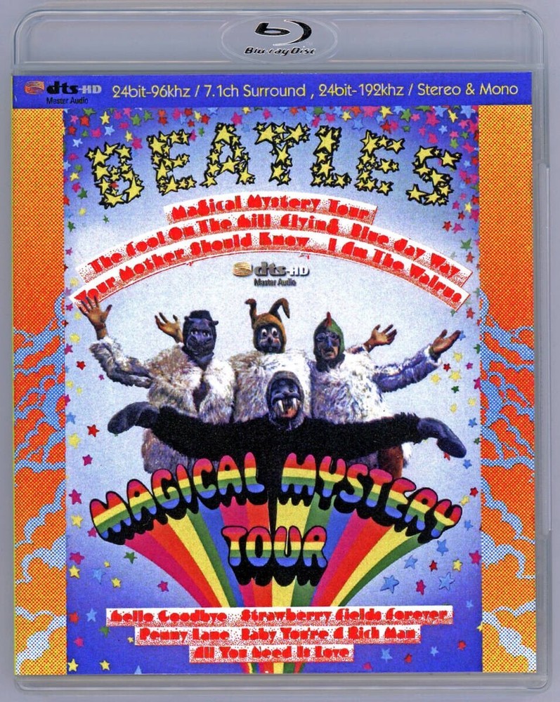 The Beatles Magical Mystery Tour DTS-HD Master Audio Blu-ray Brand New