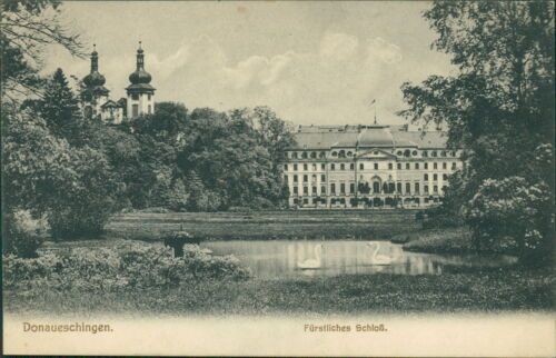 Ansichtskarte Donaueschingen Fürstliches Schloß 1915  (Nr.935) 64338