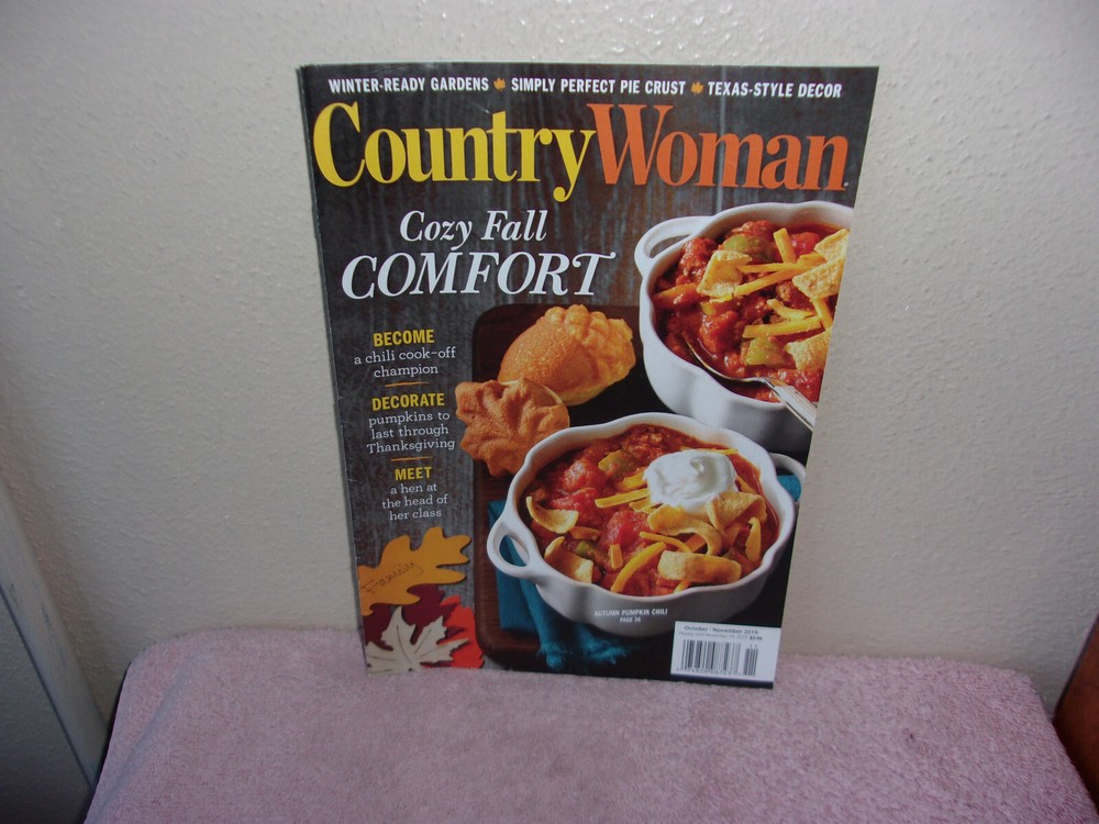 Cozy Fall Comfort in Country Woman Magazine October November 2019