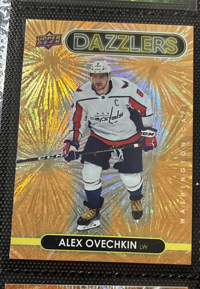 2021-22 Upper Deck Series 1 - Dazzlers Alex Ovechkin #DZ-47 Orange