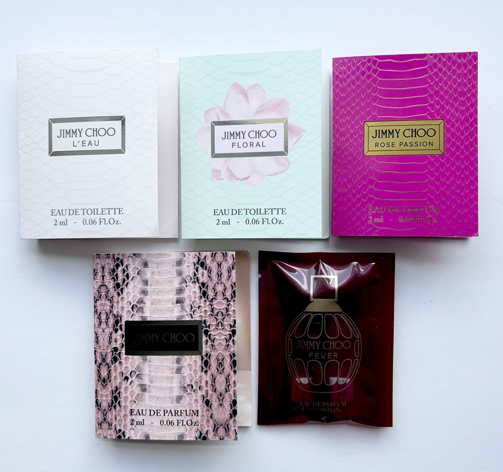 Jimmy Choo Collection Perfume 5pc Sample Spray Set