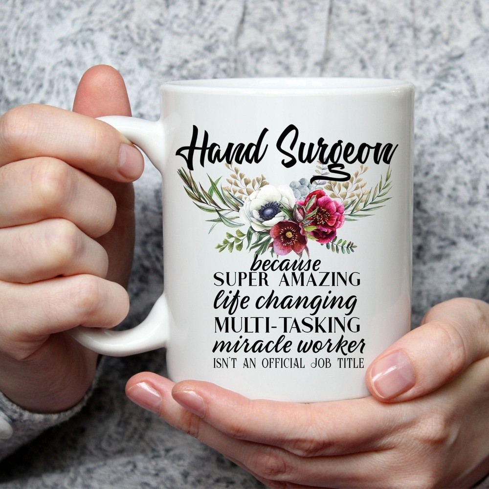Personalized Hand Surgeon Gift For Women L Retirement Thank You Appreciation