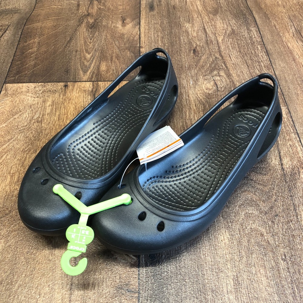 Crocs Kadee Women's Black Flats Size US 8 EU 38/39 UK 6 NWT