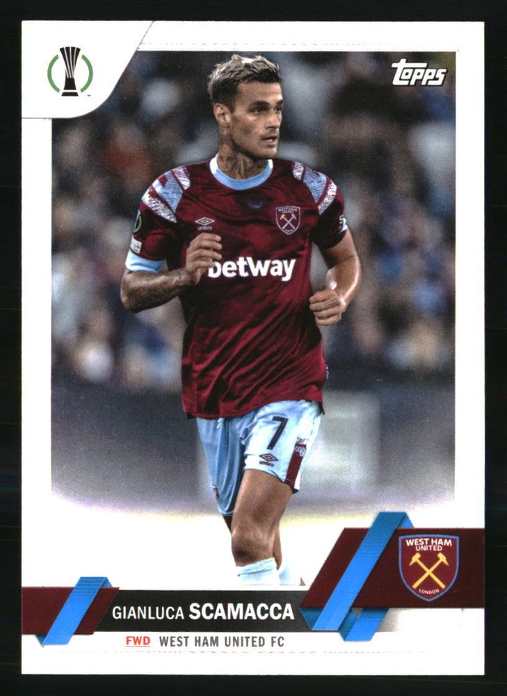 Gianluca Scamacca 2022-23 Topps UEFA Club  1st Edition #94 SOCCER Card