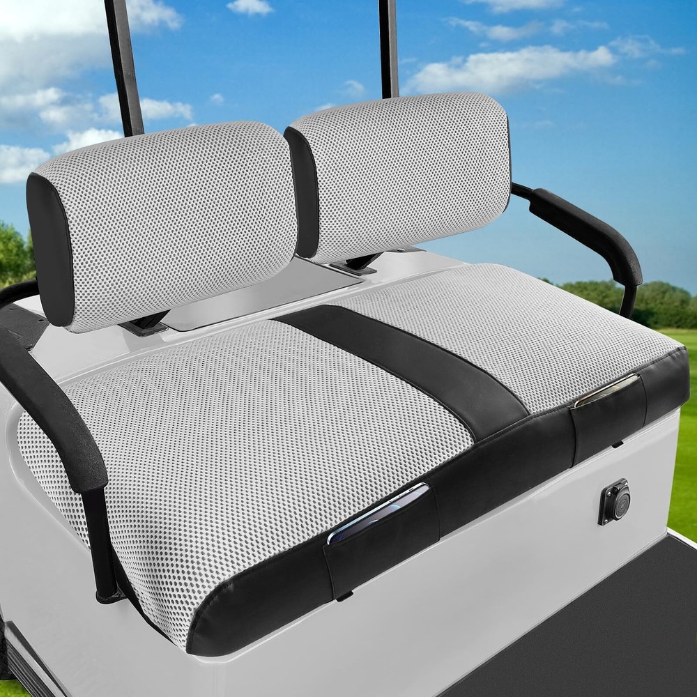 Yamaha G2 G9 G16 G19 G22 Golf Cart Breathable Polyester Leather Seat Cover