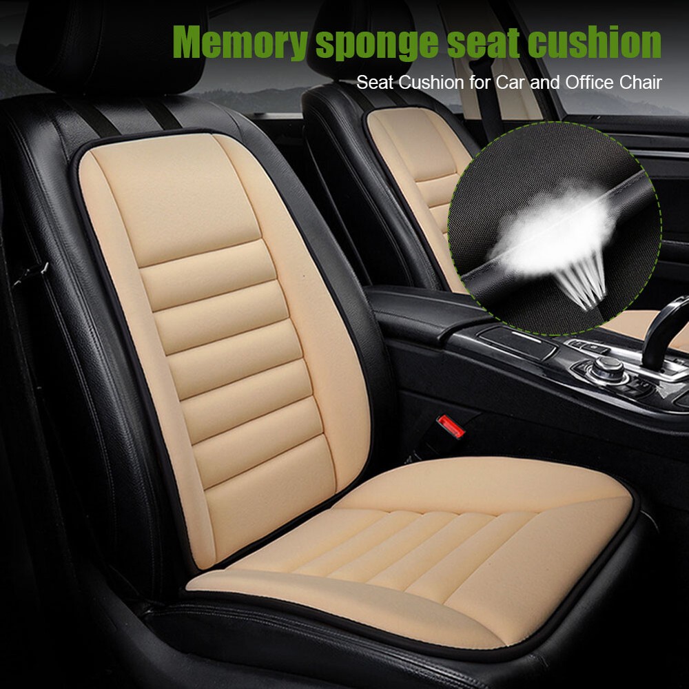 Car Seat Cushion w/Back Support Pillow Ergonomic Lumbar Comfort Car Seat Cover