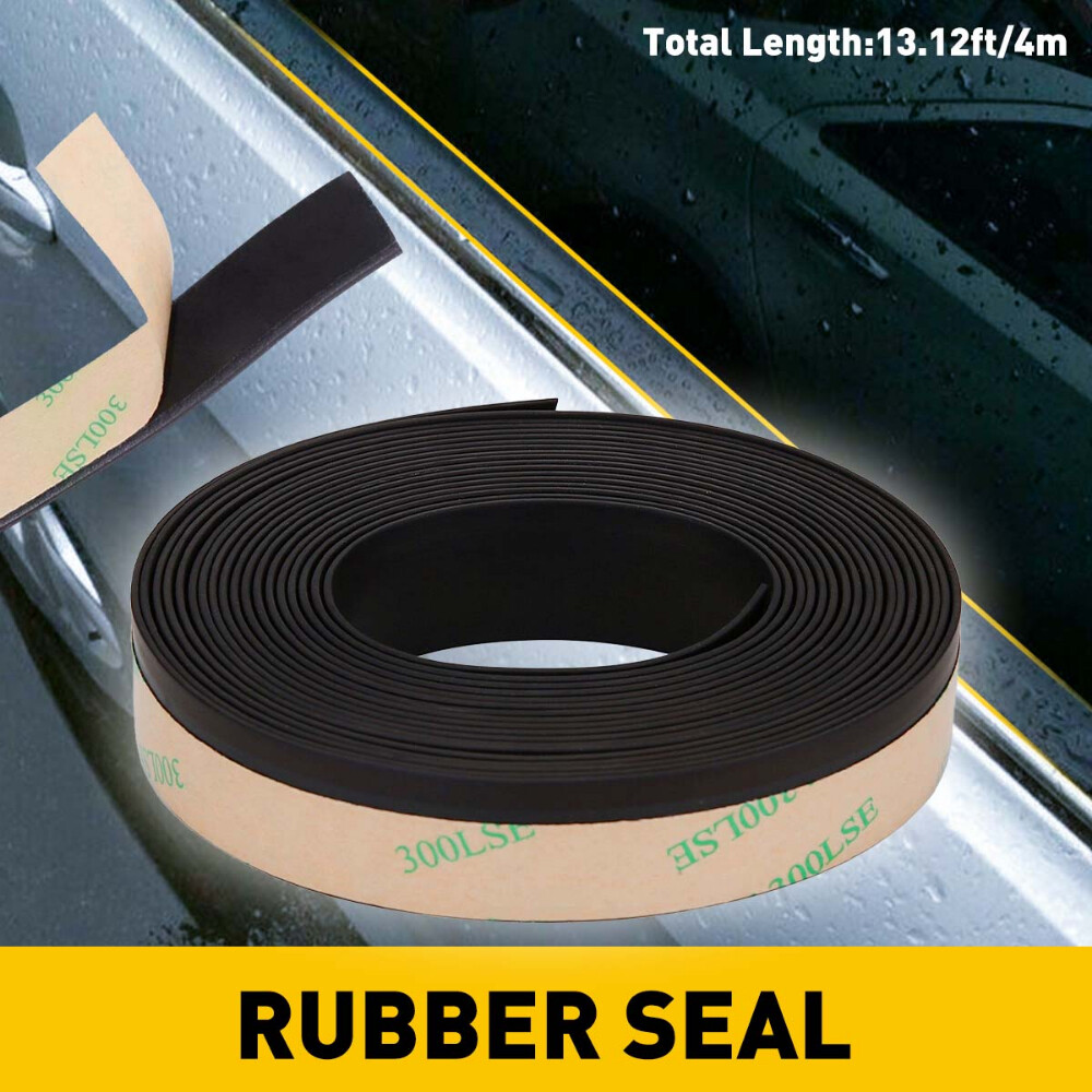 Car Front Rear Side Window Trim Edge Moulding Rubber Weatherstrip Seal St M