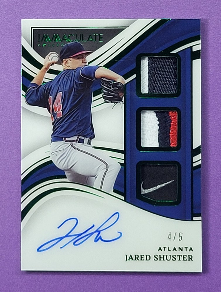 2023 Immaculate | *GREEN* TRIPLE MEM PROSPECT AUTO SSP | JARED SHUSTER *(#4/5)*