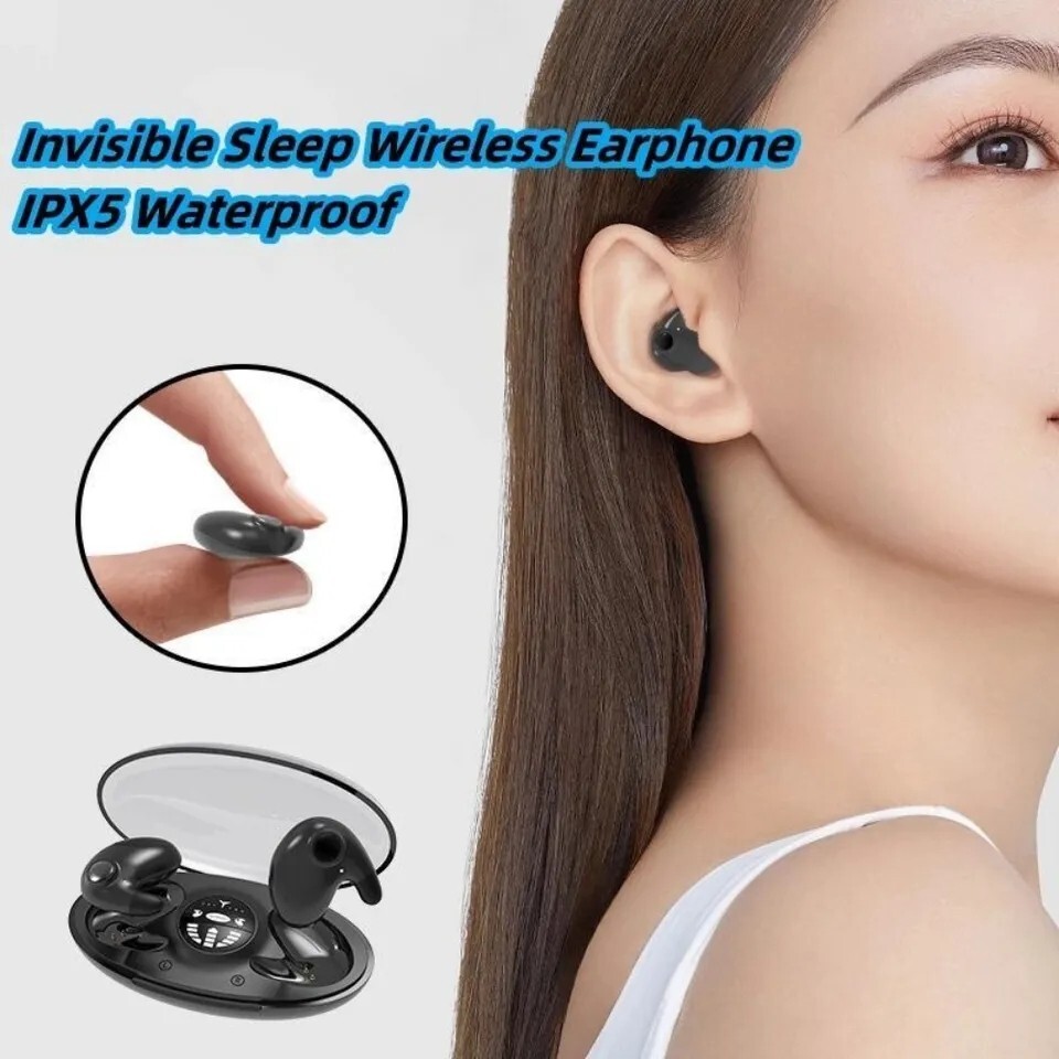 Inear Bluetooth Earbuds Headset TWS5.3 Wireless Earphone Invisible for All Phone