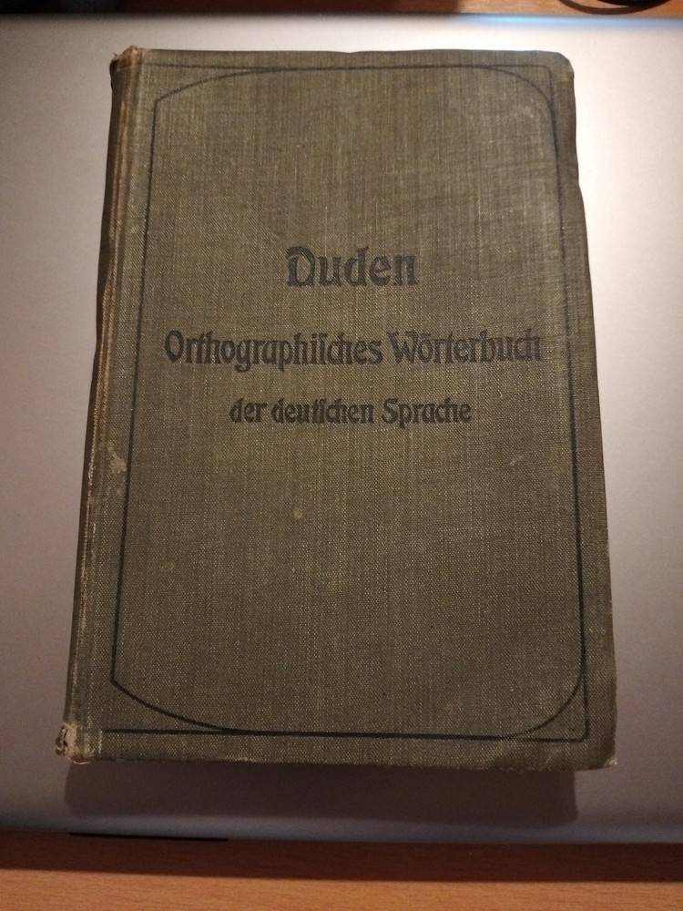 DUDEN, Orthographic Dictionary of the German Language - Dr. Konrad Duden 1903