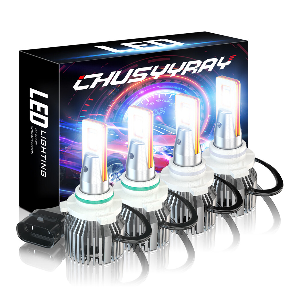 For Tahoe 2001-2006 4pc Combo 9005 9006 CSP LED Headlights High Low beam Bulbs