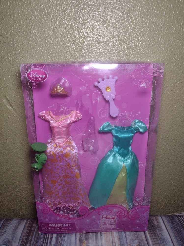 Disney Store Rapunzel 5-Piece Dresses and Friends Set Tangled Collection