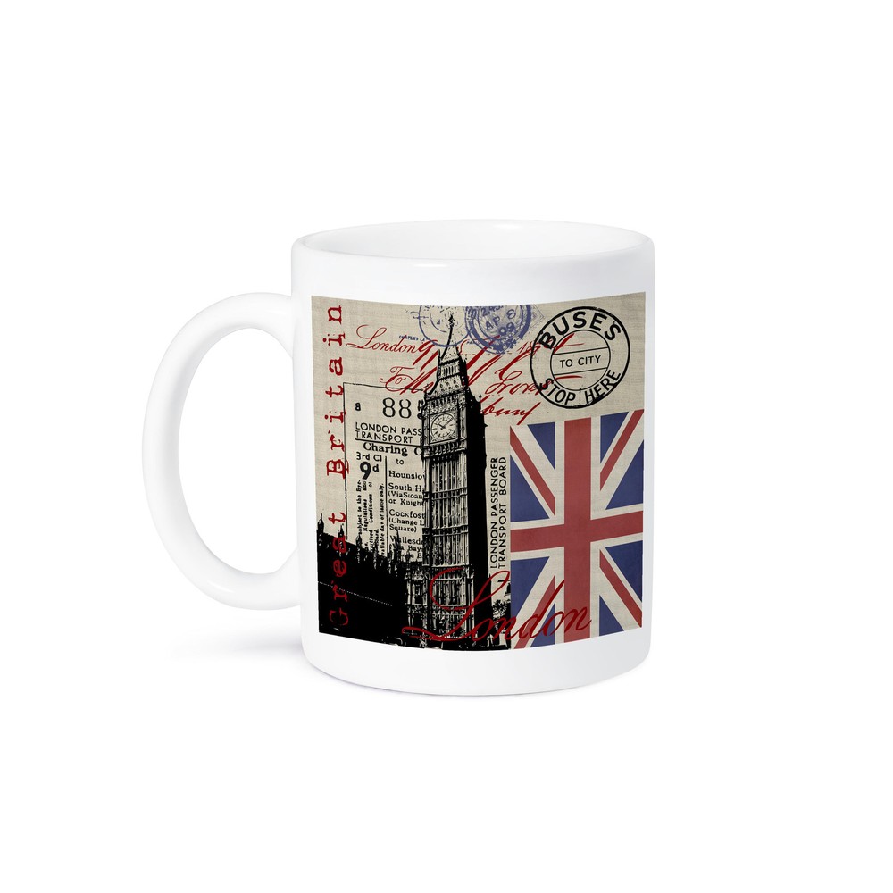 3dRose Great Britain Union Jack Flag Design Mug