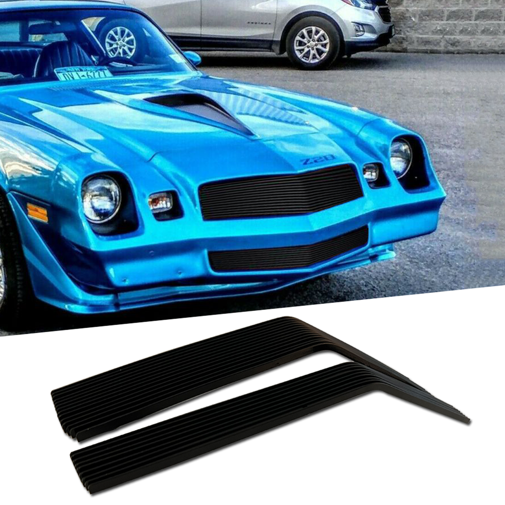 Fits1978-1981 Chevy Camaro also fit Z28 Front Upper Bumper Billet Grille Insert
