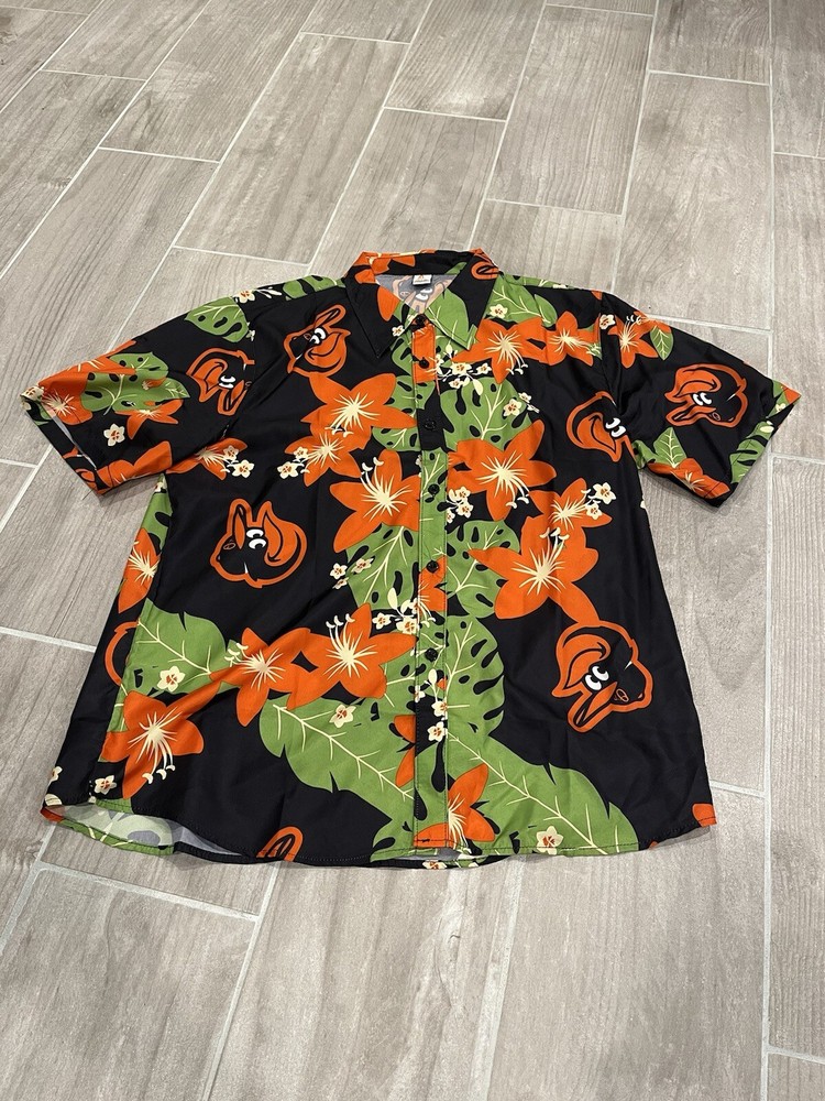 2021 Baltimore Orioles Hawaiian Shirt SGA MLB Size XL  Stadium Giveaway Baseball