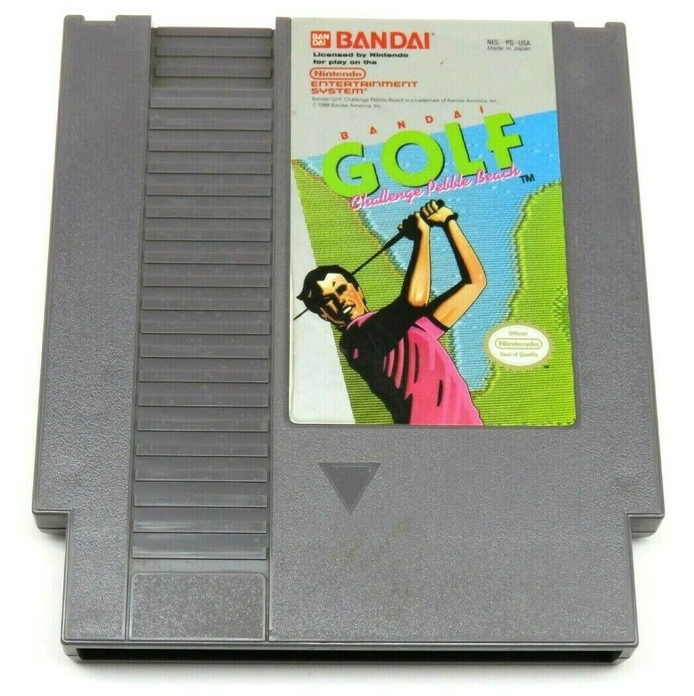 Bandai Golf Challenge Pebble Beach NES 1988 Cartridge Only NTSC