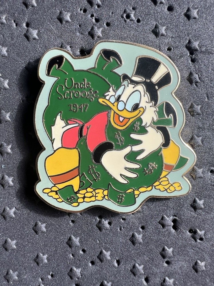 Disney Millennium Pin 33 Uncle Scrooge McDuck Money Bag 1947 Collectible