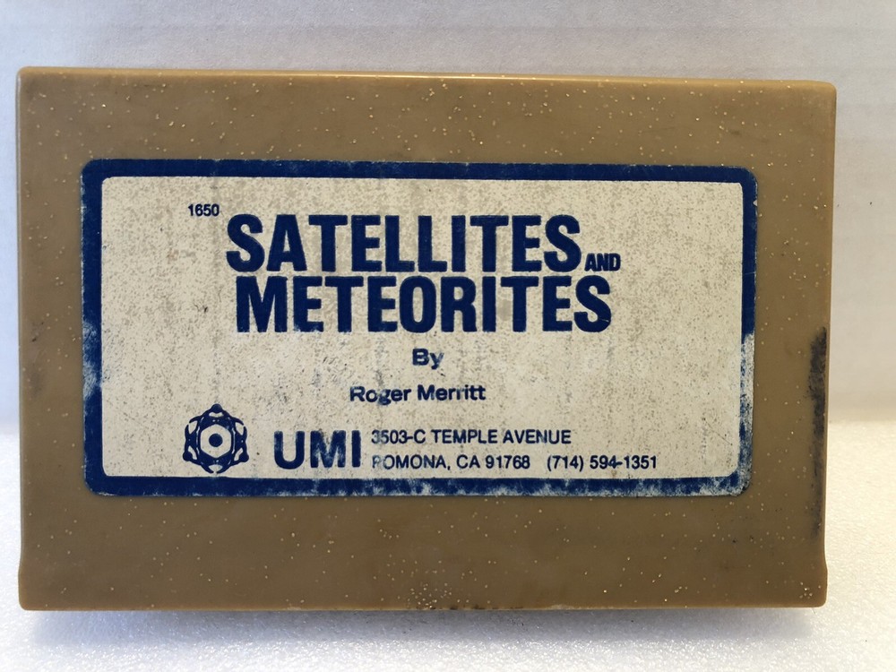 Vintage UMI Video Game Cartridge Untested Satellites Meteorites by Roger Merritt