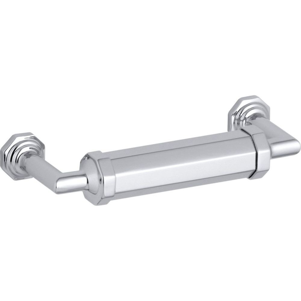 K-13125-CP Pinstripe Drawer Pull, Polished Chrome