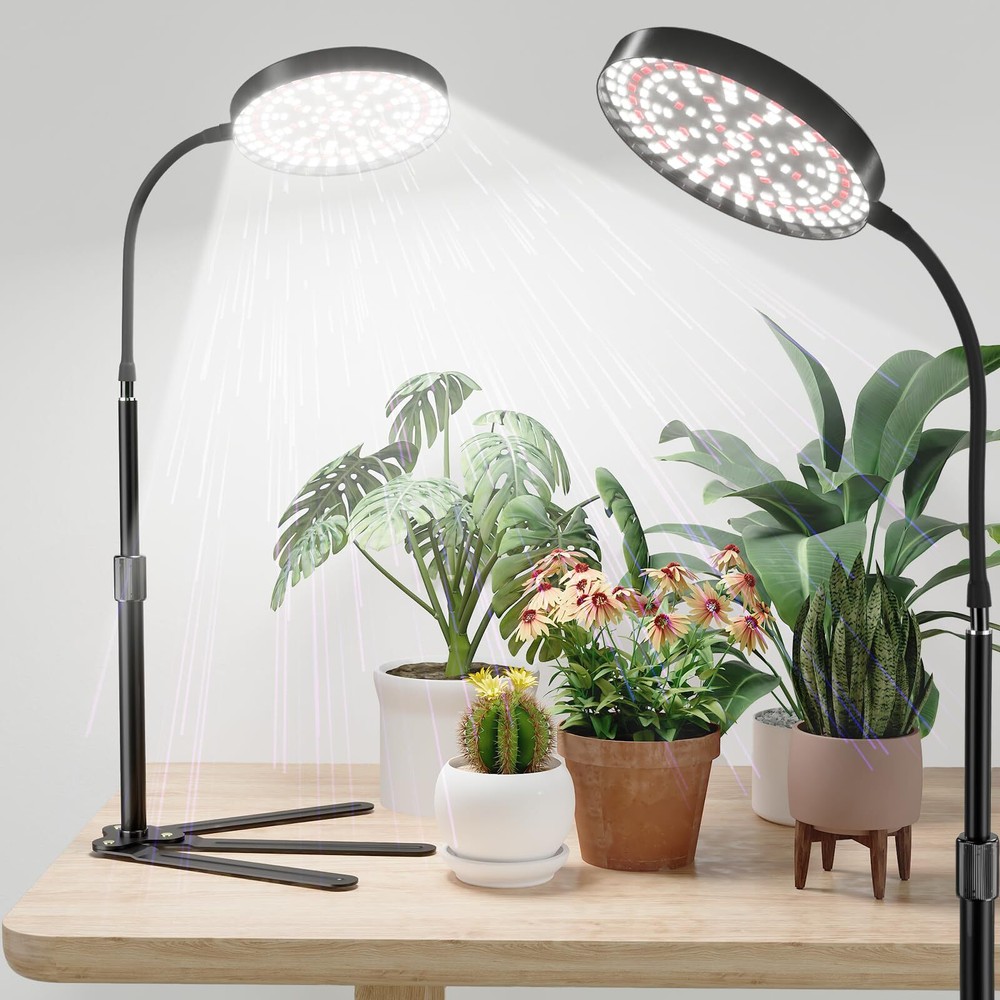 Super-Bright Grow Light 100W, 6000K 216LEDs White Full Spectrum Plant Growing...