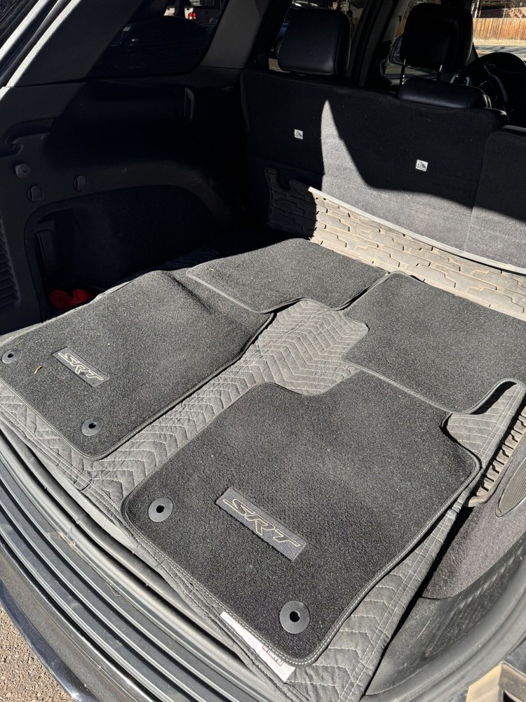 2023 Dodge Durango/Jeep SRT OEM Full Front, Rear, (5pc) Floor Mat Set Black