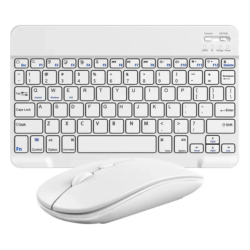 Rechargeable Wireless Keyboard and Mouse Combo for Laptop PC Tablet