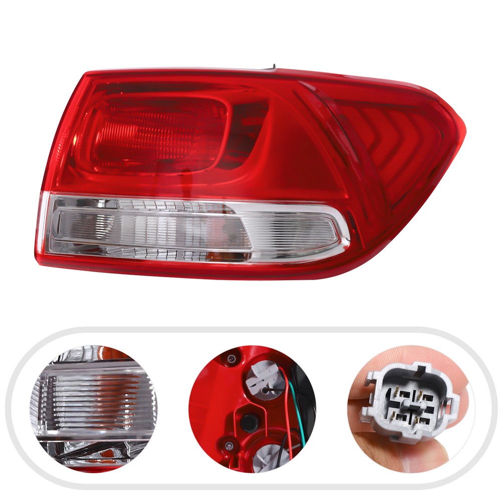For 2016-2018 Kia Sorento Halogen Tail Light Rear Brake Lamp Passenger Side RH