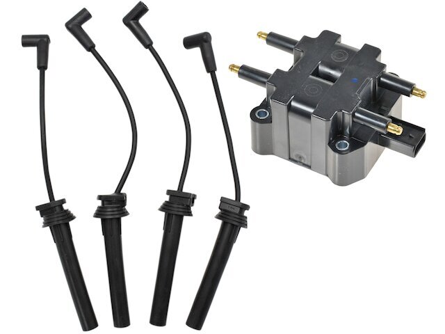 Ignition Coil and Spark Plug Wire Set fits Breeze 1997-2000 2.0L 4 Cyl 94NMZG