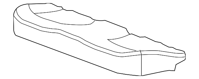 Genuine GM Choccachino Rear Seat Cushion Cover 26203913