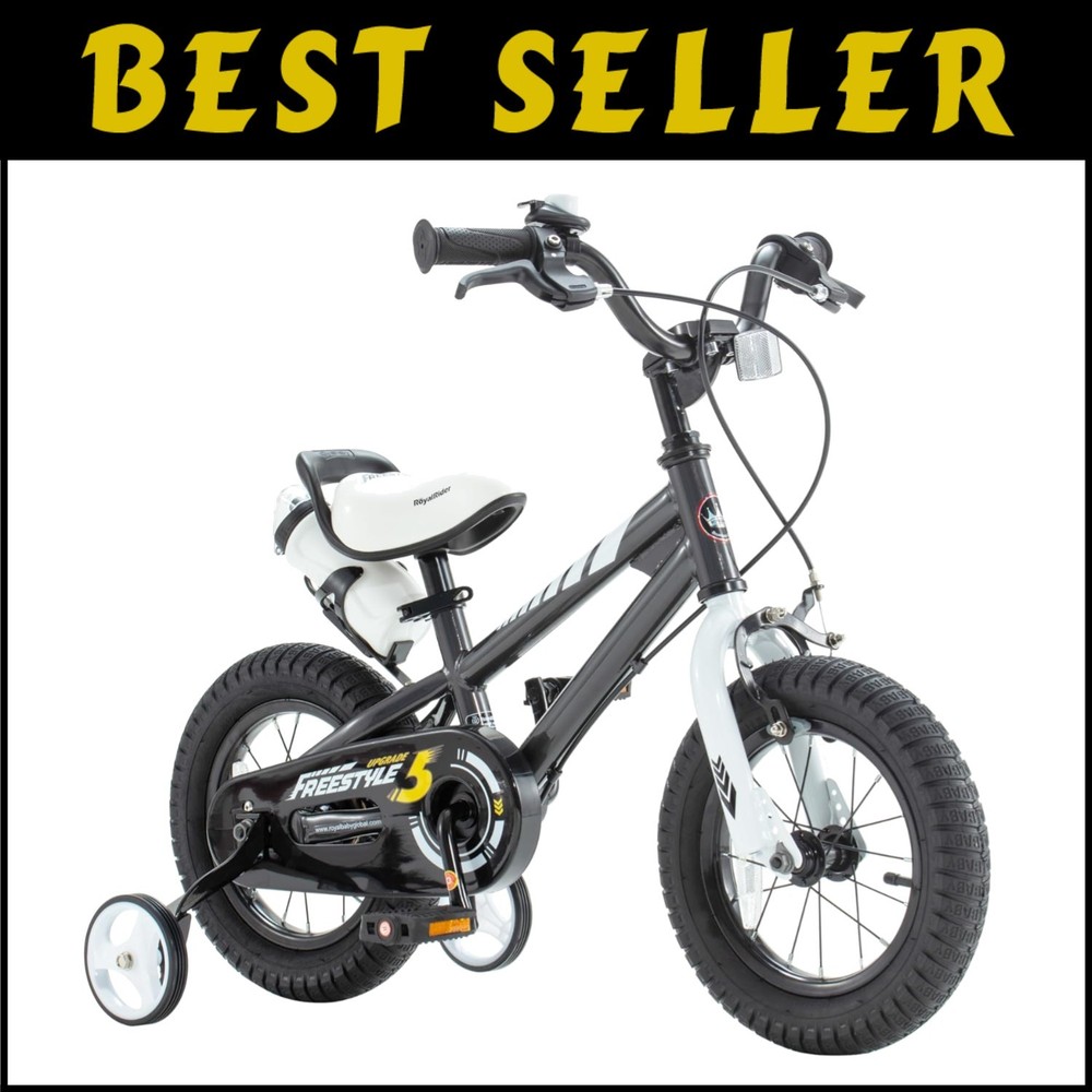 Durable 12-Inch Kids Balance Bike with Sealed Bearings for Ages 3-10