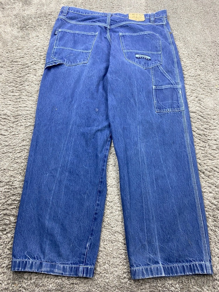 Brooklyn Xpress Jeans Men 42x32 Baggy Loose 90s Carpenter Y2K Hip Hop Skater