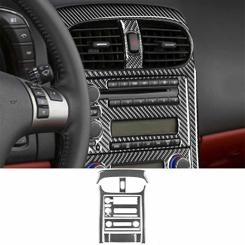 Fit For Chevrolet Corvette C6 Central Carbon Fiber Cover Type D Control Panel