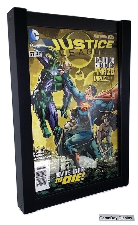 Comic Book Display Frame Case Shadow Box Black Magazine A
