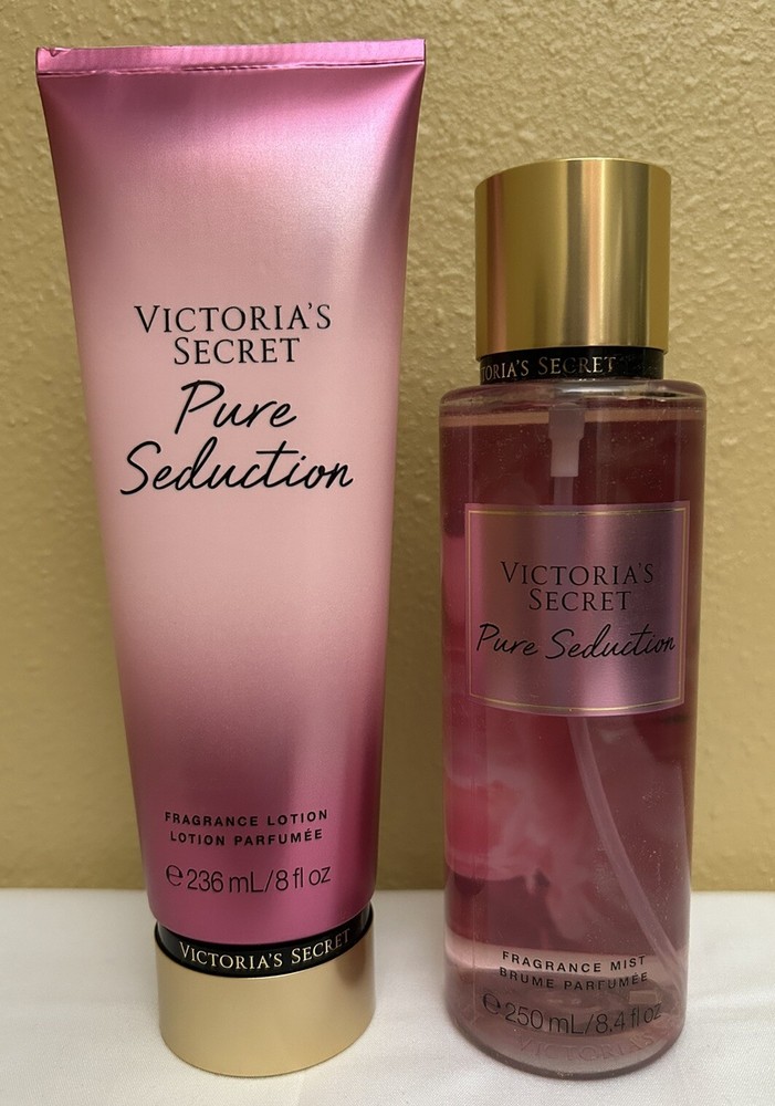 Victoria's Secret PURE SEDUCTION Fragrance Lotion and Fragrance Mist  Full Size-image