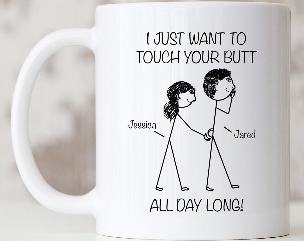 Personalized Couple Mugs I Love You Boyfriend Valentine's Day Gift