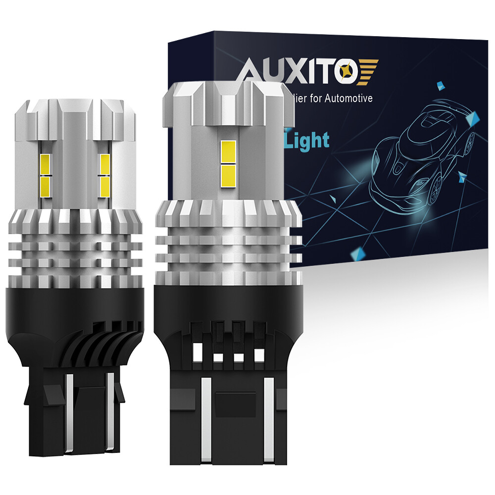2/4X AUXITO 7443 7440 LED Back Up Reverse Light Parking Bulbs 6000K White Canbus