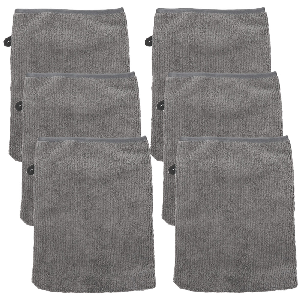 6 Pcs Makeup Removing Mitts Remover Cloths for Face Facial Fiber Gloves Travel