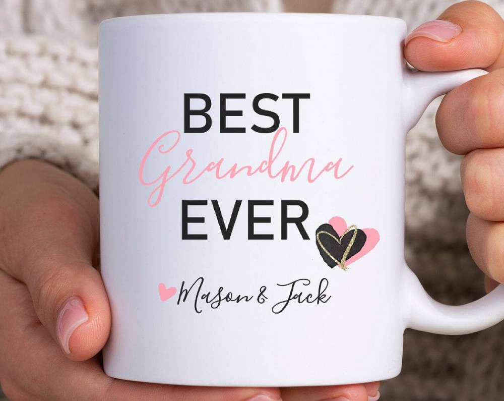 Best Grandma Ever Coffee Mug Personalized Mug Mother's Day Gift Gift For Grandma