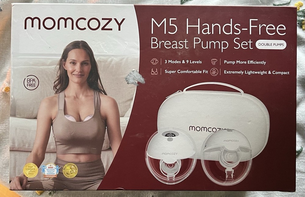 Momcozy M5 Hands-Free Wearable Breast Pump Open Box