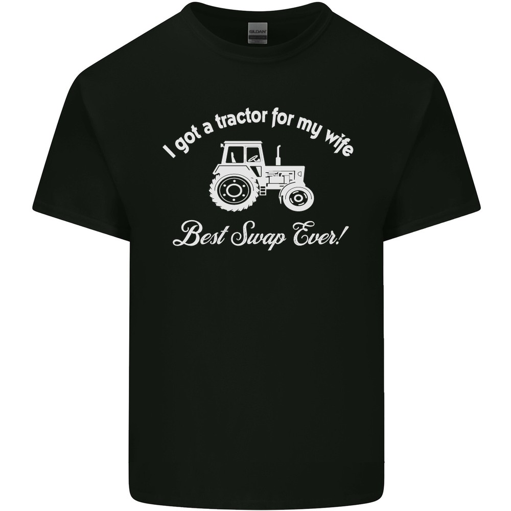 A Tractor for My Wife Funny Farming Farmer Mens Light Cotton T-Shirt