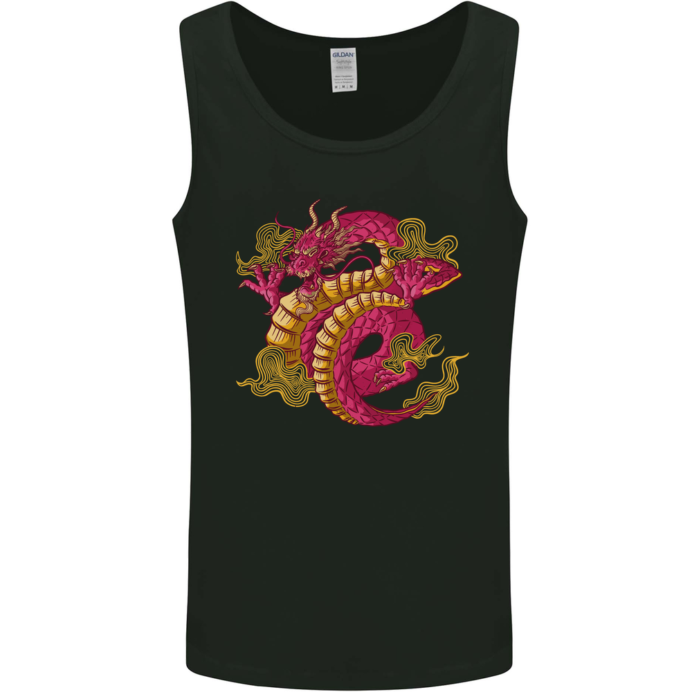 A Chinese Dragon Mens Vest Tank Top