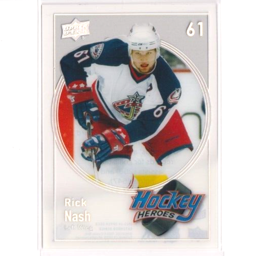 2023-24 Upper Deck Extended Hockey Heroes HH-37 Rick Nash Columbus Blue Jackets Card